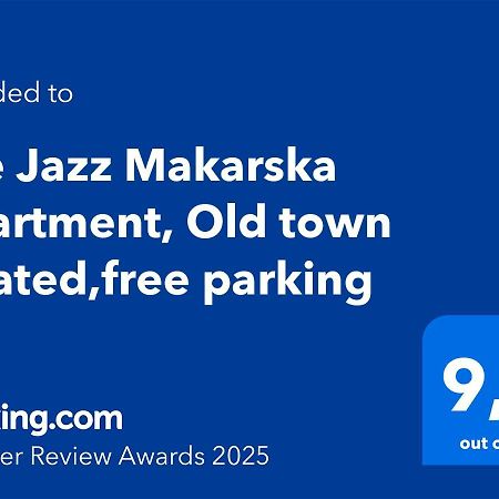 The Jazz Makarska Apartment, Old Town Located,Free Parking Ngoại thất bức ảnh