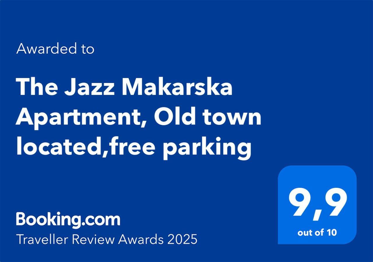 The Jazz Makarska Apartment, Old Town Located,Free Parking Ngoại thất bức ảnh